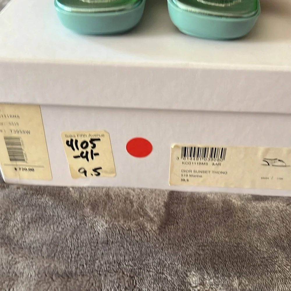 DIOR sandals Sunset thong $495 size 9,5 - Picture 10 of 11